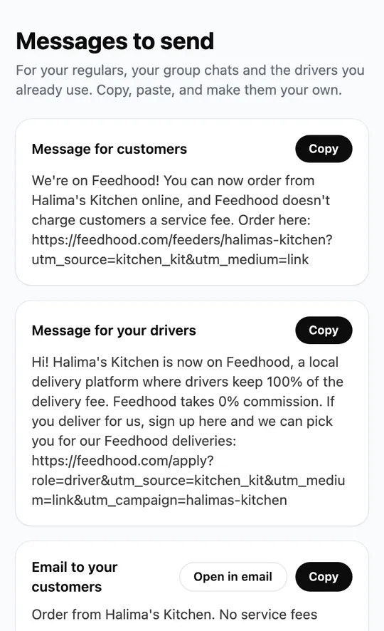 Advertise your store, on a phone